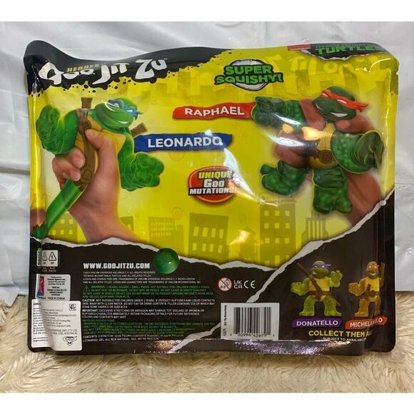 Heroes of Goo Jit Zu Teenage Mutant Ninja Turtles Power Team Leonardo Raphael - Picture 2 of 3